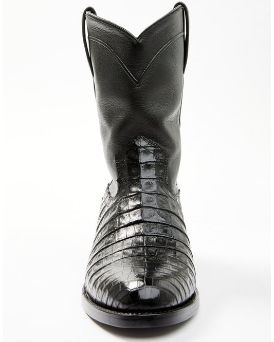 Black 1978® Men's Carmen Exotic Caiman Belly Roper Boots - | Cody James Boots