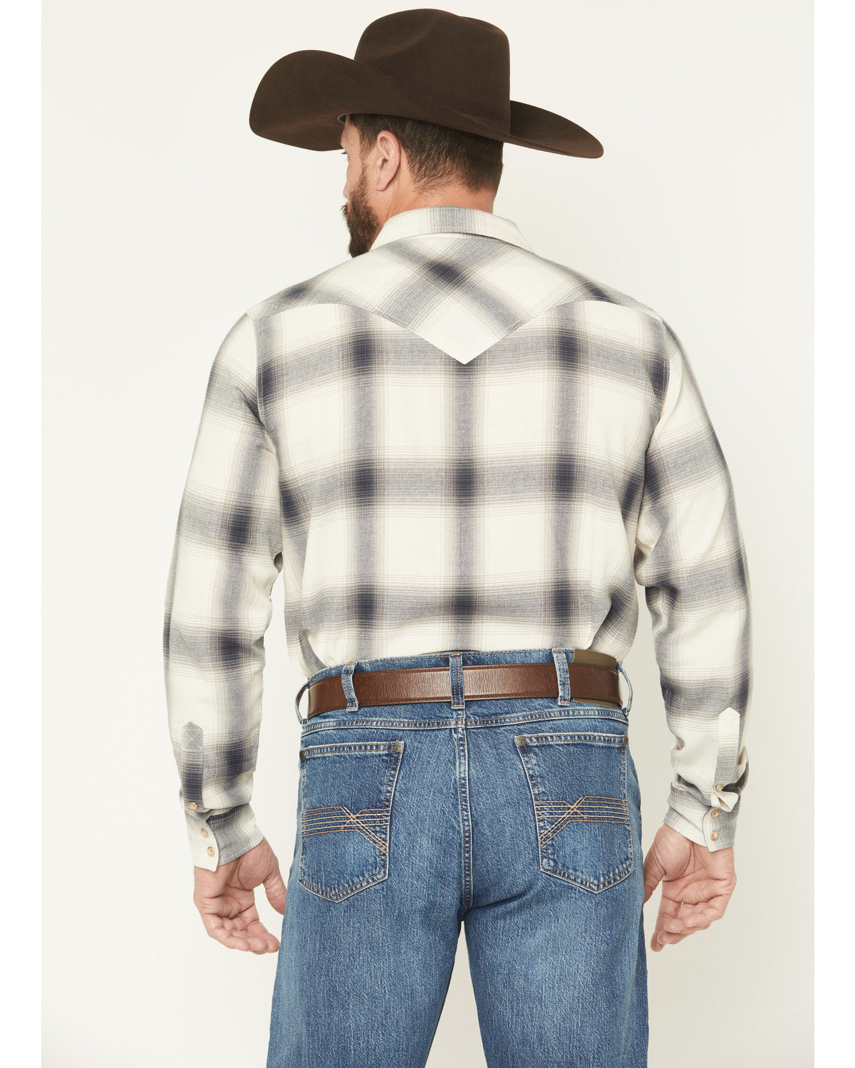 Men's Ruddiman Plaid Print Long Sleeve Snap Western Shirt | Cody James Clothing
