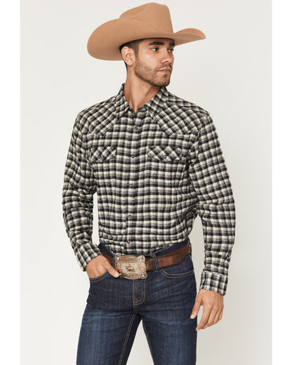 Men's Ozark Highlands Plaid Print Long Sleeve Snap Flannel | Cody James Clothing|Sale