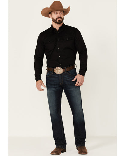 Men's Solid Treadstone Long Sleeve Snap Western Shirt - Big | Cody James Clothing