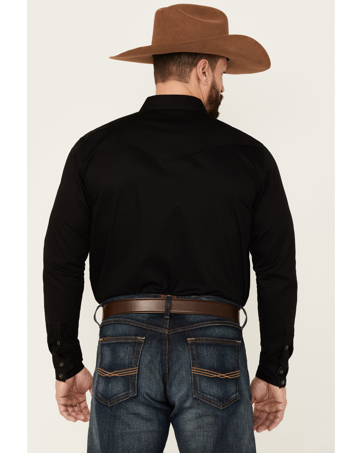 Men's Solid Treadstone Long Sleeve Snap Western Shirt - Big | Cody James Clothing