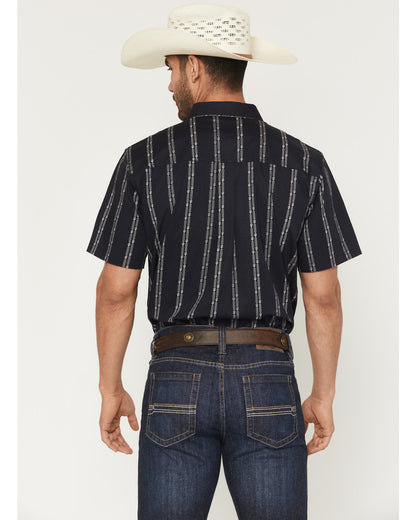 Men's Colorado Ridge Striped Short Sleeve Button-Down Stret | Cody James Clothing