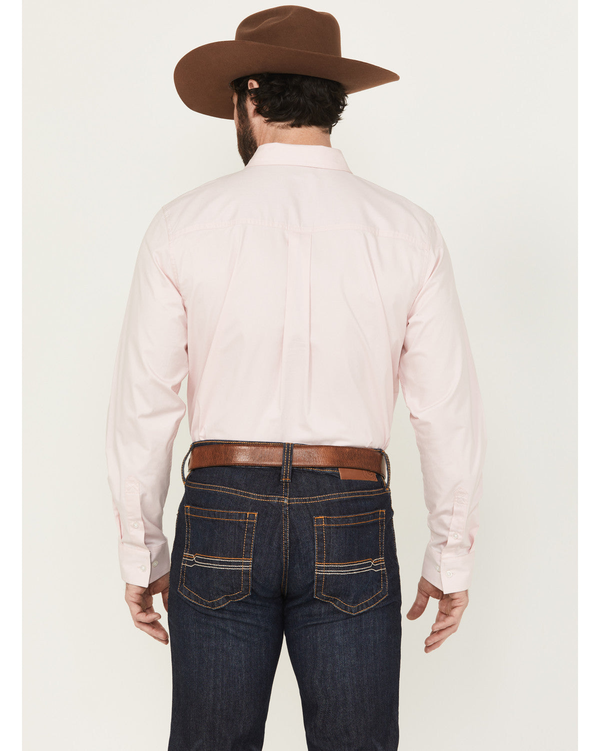 Men's Basic Twill Long Sleeve Button-Down Performance Weste | Cody James Clothing