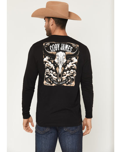 Men's Steerhead Long Sleeve Graphic T-Shirt | Cody James Clothing|Sale
