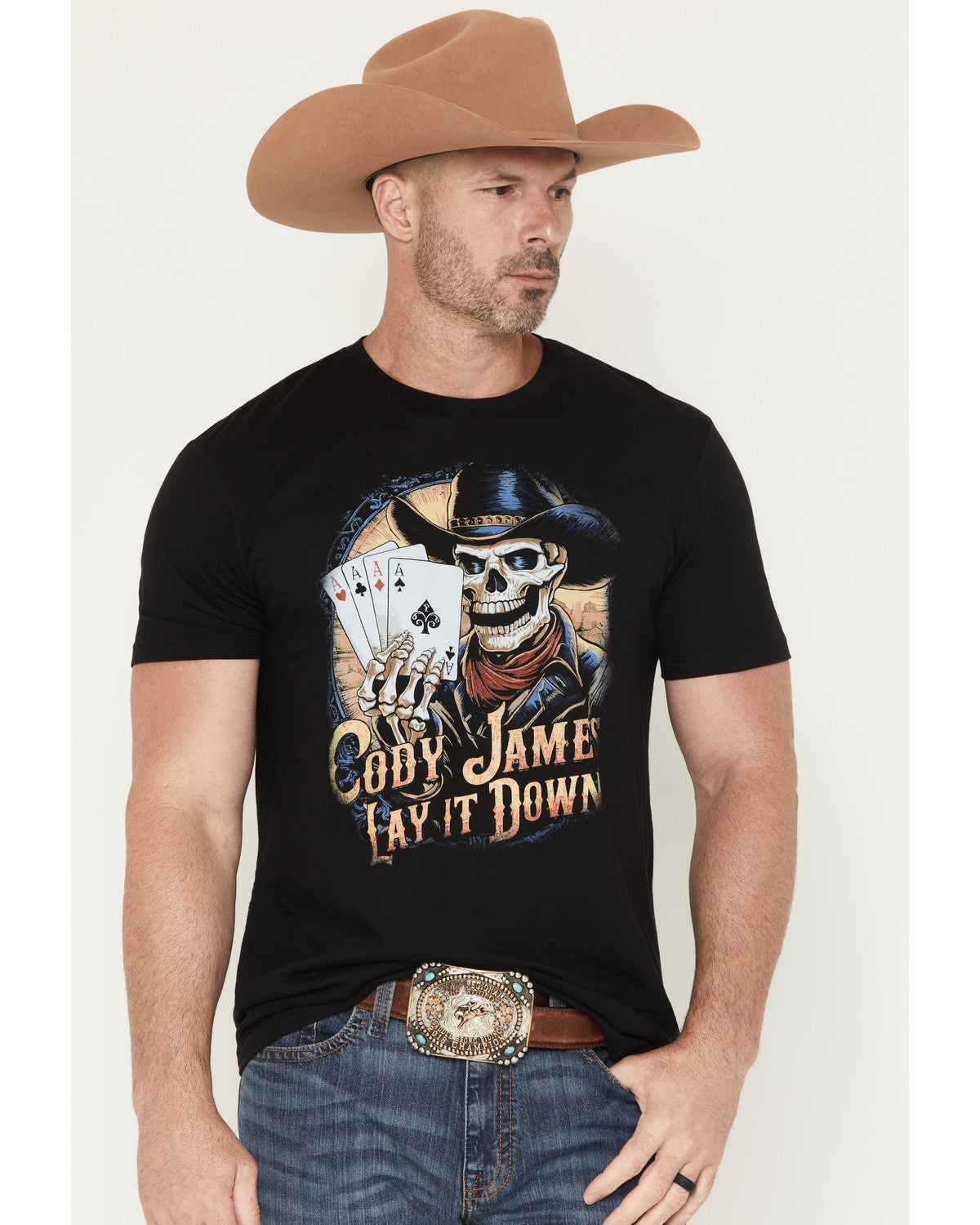 Men's Lay It Down Short Sleeve Graphic T-Shirt | Cody James Clothing