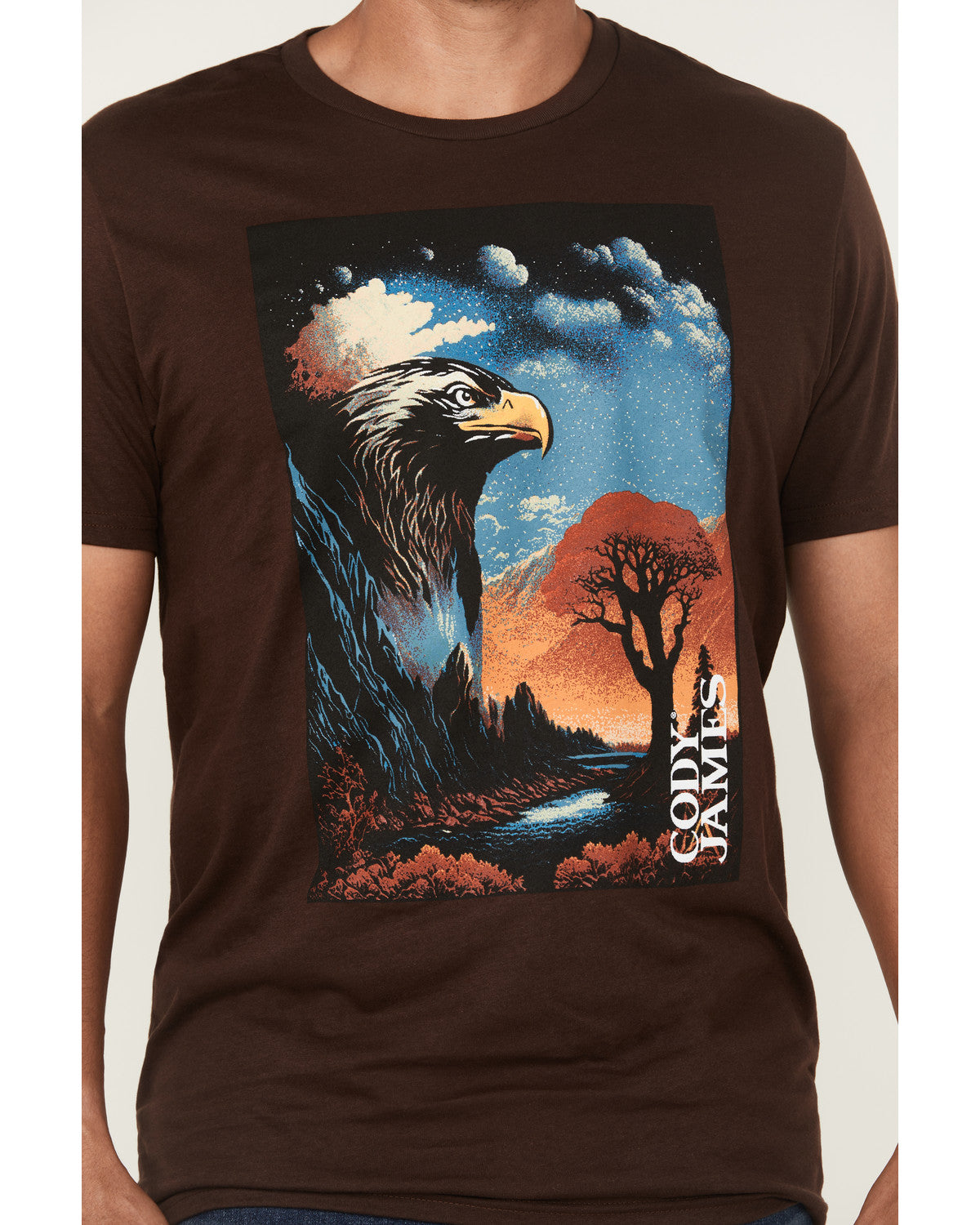 Men's Lookout Eagle Short Sleeve Graphic T-Shirt | Cody James Clothing|Sale