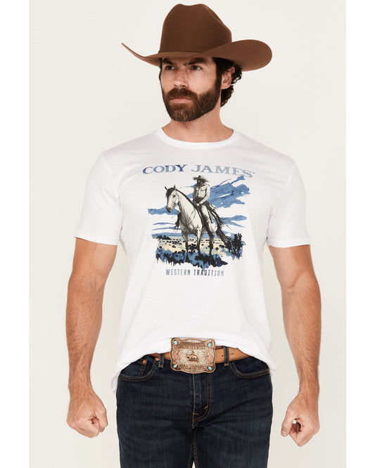 Men's Western Tradition Cowboy Short Sleeve Graphic T-Shirt | Cody James Clothing|Sale
