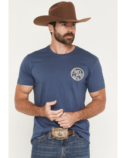 Men's Whiskey Barrel Logo Short Sleeve Graphic T-Shirt | Cody James Clothing