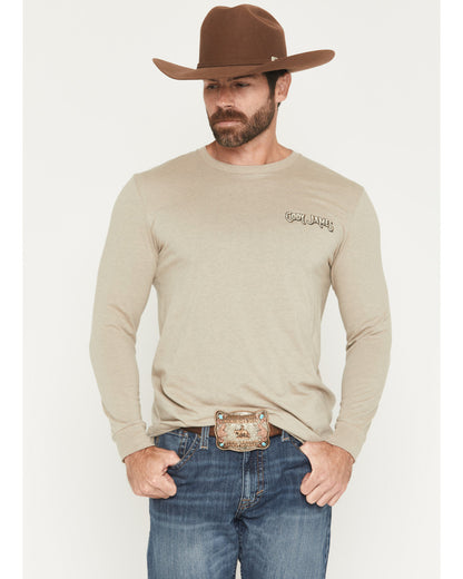 Men's Cowboy Sunset Long Sleeve Graphic T-Shirt | Cody James Clothing