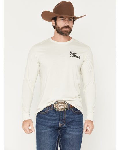 Men's Smoke Skeleton Long Sleeve Graphic T-Shirt | Cody James Clothing