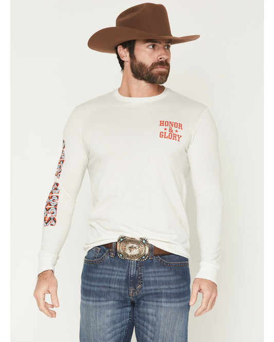 Men's Southwestern Logo Long Sleeve Graphic T-Shirt | Cody James Clothing