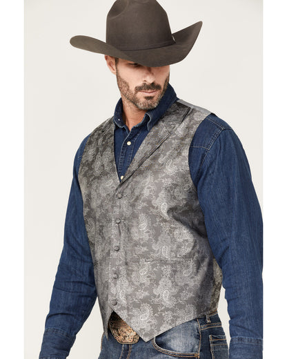 Men's Regal Paisley Print Vest | Cody James Clothing|Sale