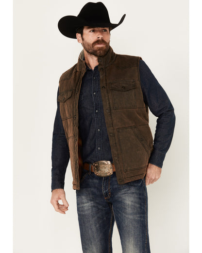 Men's Oil Slick Snap Vest - Tall | Cody James Clothing