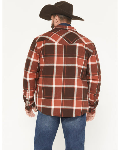 Men's Baxter Sherpa Lined Plaid Print Flannel Shirt Jacket | Cody James Clothing|Sale