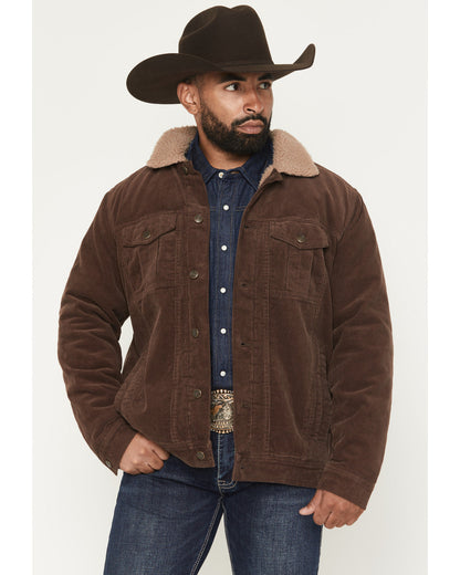 Men's Ozark Corduroy Sherpa Lined Heavyweight Trucker Jacke | Cody James Clothing