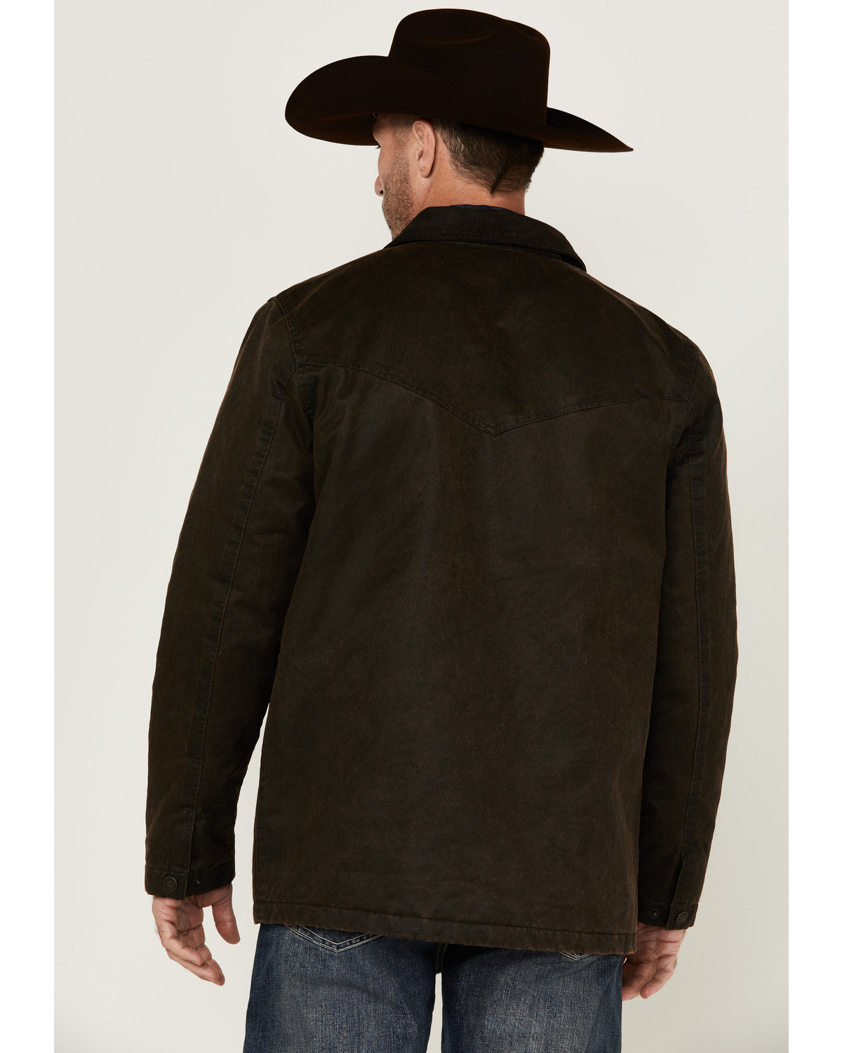 Men's Road Dust Washed Oil Skin Long Jacket - Tall | Cody James Clothing
