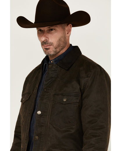 Men's Road Dust Washed Oil Skin Long Jacket - Big | Cody James Clothing|Sale