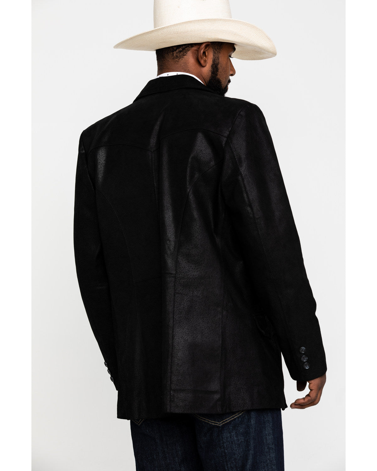 Men's Black Suede Blazer Jacket - Big & Tall | Cody James Clothing