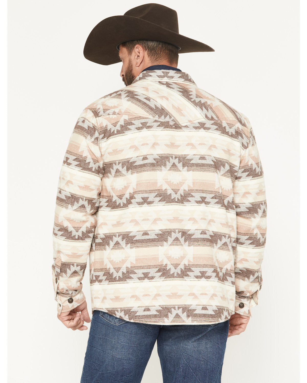 Men's Emmons Sherpa Lined Southwestern Striped Flannel Shir | Cody James Clothing|Sale