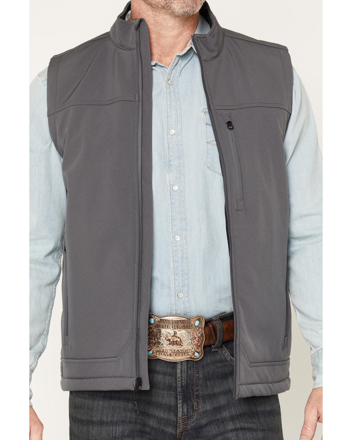Men's Estacado Solid Concealed Carry Softshell Vest - Tall | Cody James Clothing
