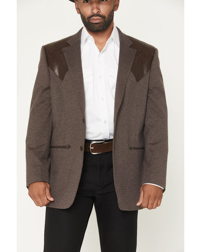 Men's Knoxville Faux Leather Western Yoke Sportcoat | Cody James Clothing