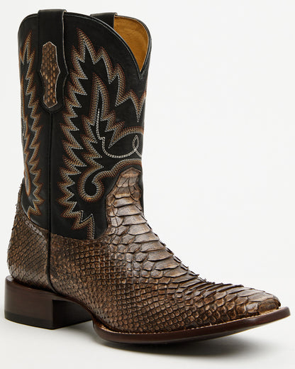 Men's Slyde Exotic Python Western Boots - Broad Square Toe | Cody James Boots