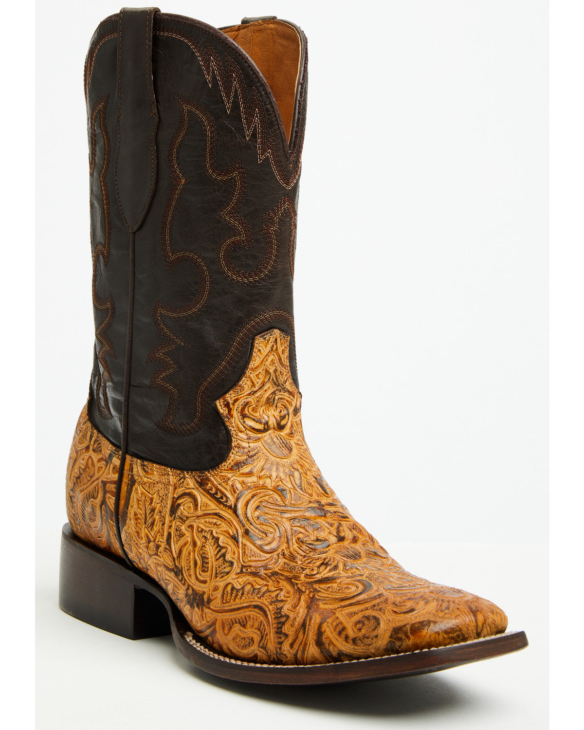 Men's Solridge Western Boots - Broad Square Toe | Cody James Boots