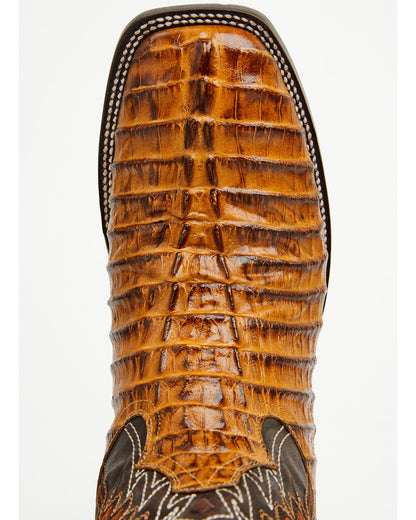 Men's Badlands Caiman Print Western Boots - Broad Square To | Cody James Boots