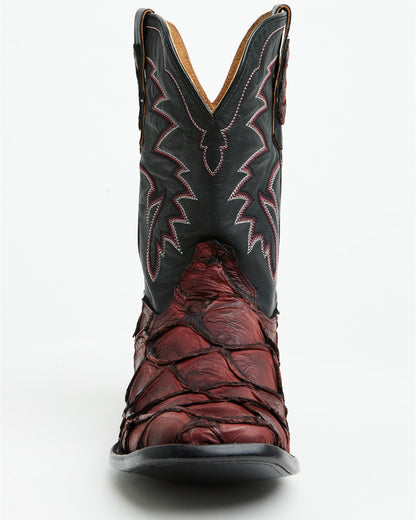 Men's Exotic Pirarucu Western Boots - Broad Square Toe | Cody James Boots
