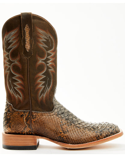 Men's Python Exotic Western Boots - Broad Square Toe | Cody James Boots