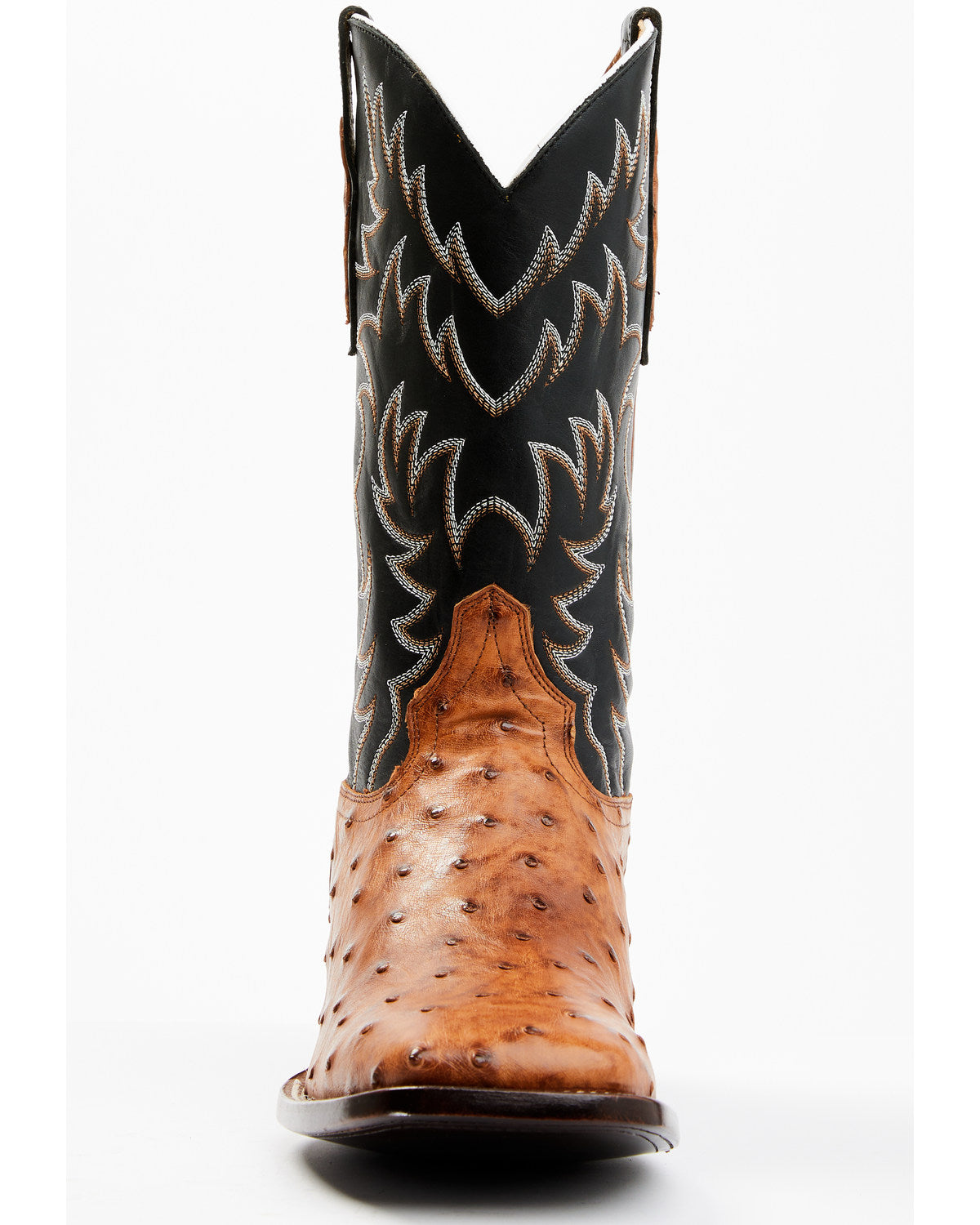 Men's Full Quill Cognac Ostrich Exotic Western Boots - Broa | Cody James Boots