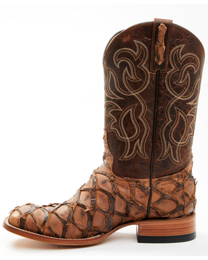 Men's Pirarucu Exotic Boots - Broad Square Toe | Cody James Boots|Accessories