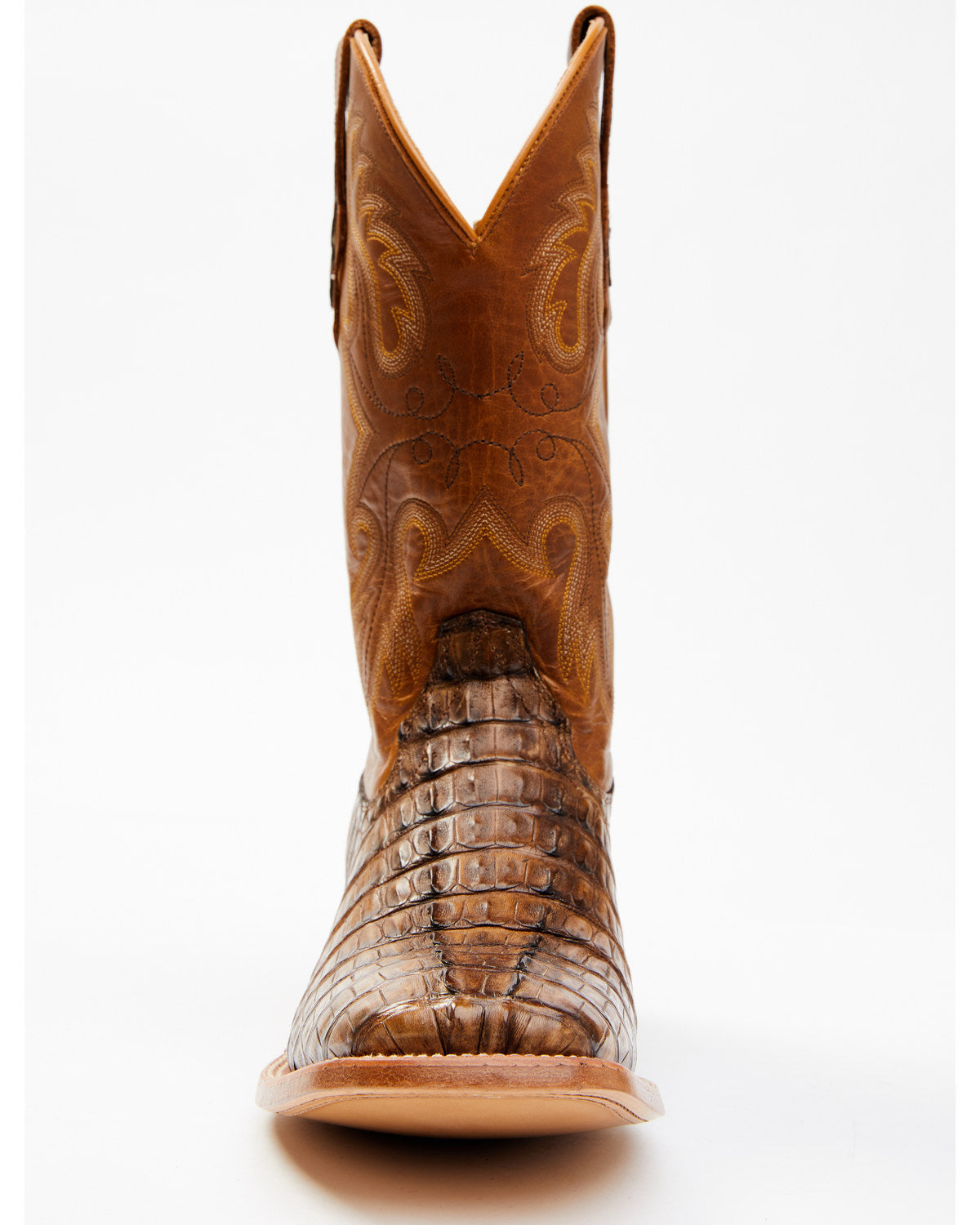 Men's Exotic Caiman Tail Skin Western Boots - Broad Square | Cody James Boots|Accessories
