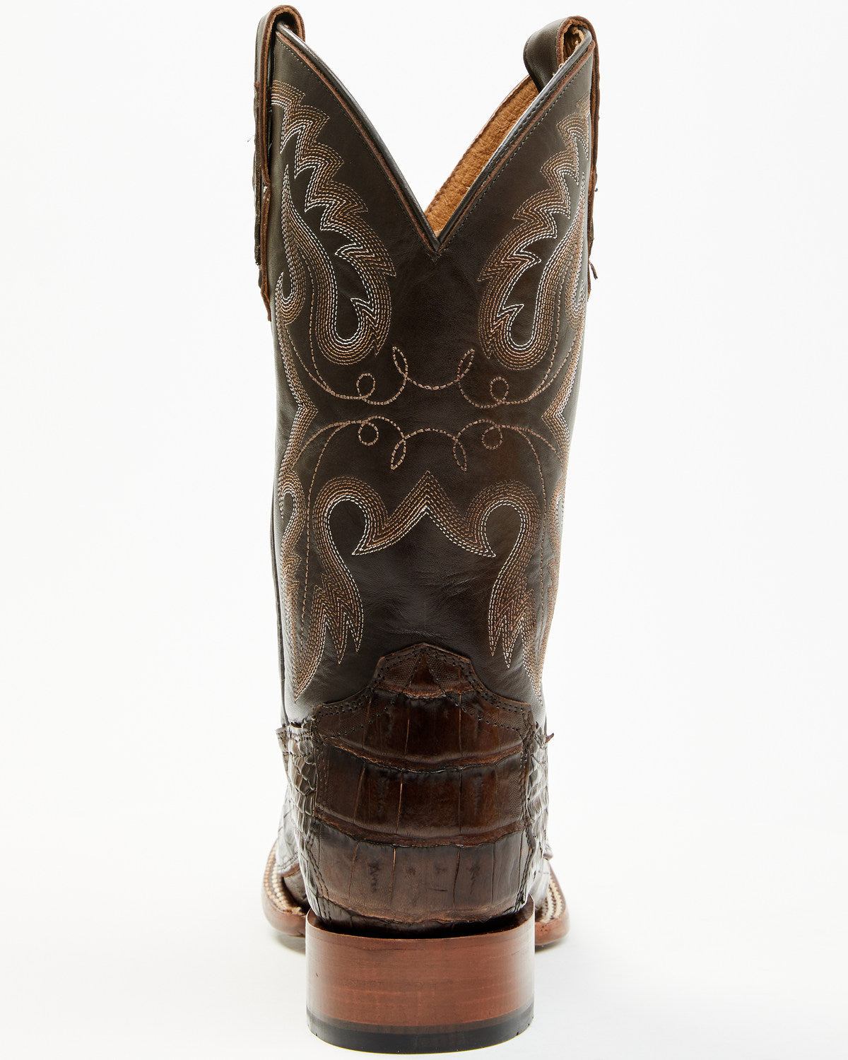Men's Exotic Caiman Tail Skin Western Boots - Broad Square | Cody James Boots