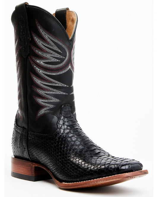 Men's Matte Python Exotic Western Boots - Broad Square Toe | Cody James Boots|Accessories