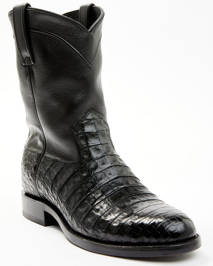 Black 1978® Men's Carmen Exotic Caiman Belly Roper Boots - | Cody James Boots
