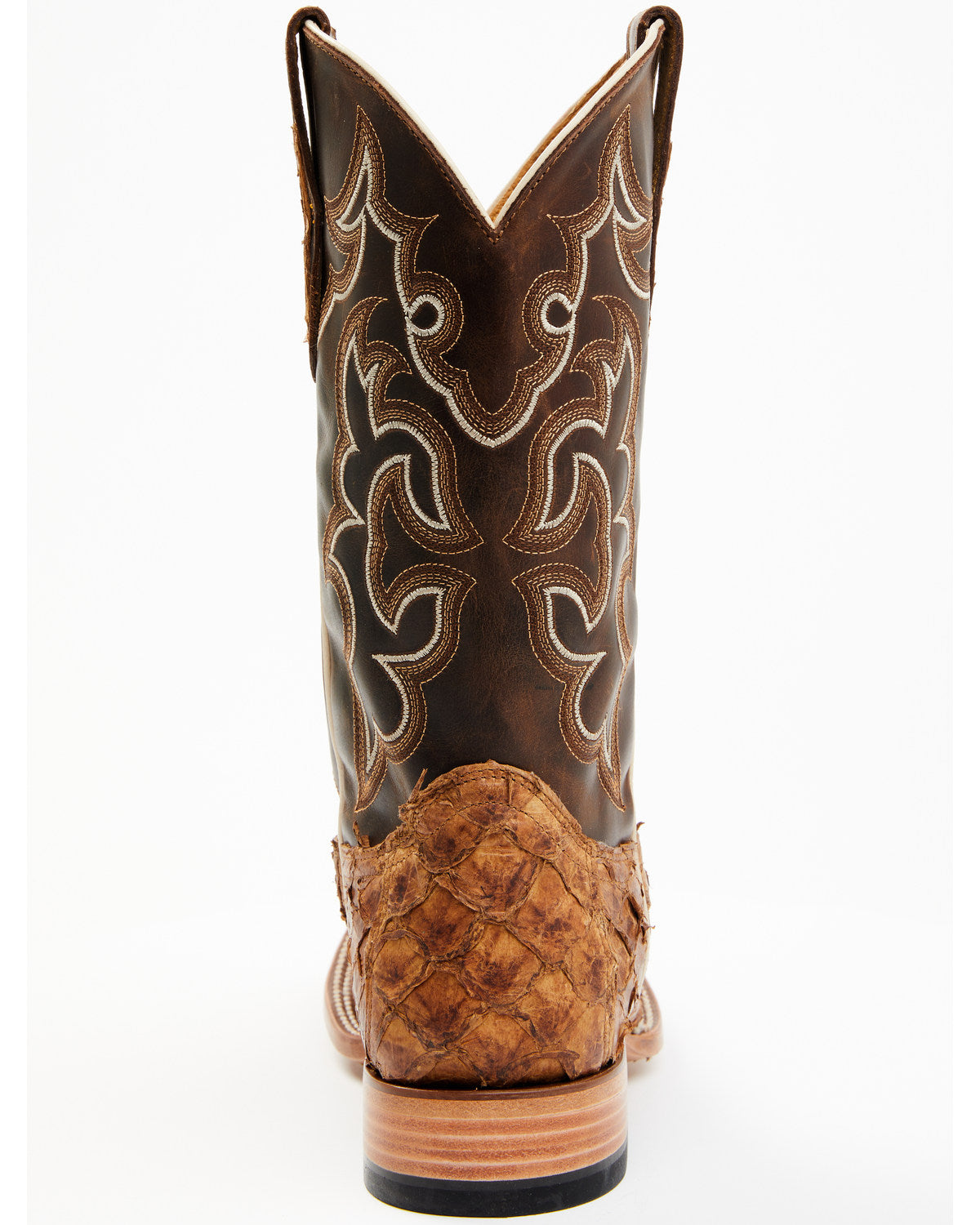 Men's Exotic Pirarucu Skin Western Boots - Broad Square Toe | Cody James Boots