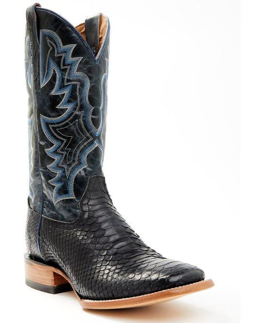 Men's Exotic Python Western Boots - Broad Square Toe | Cody James Boots