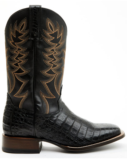Men's Exotic Caiman Belly Western Boots - Broad Square Toe | Cody James Boots
