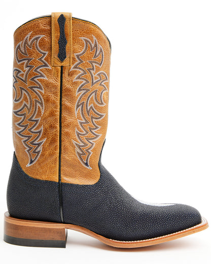 Men's Exotic Stingray Western Boots - Broad Square Toe | Cody James Boots