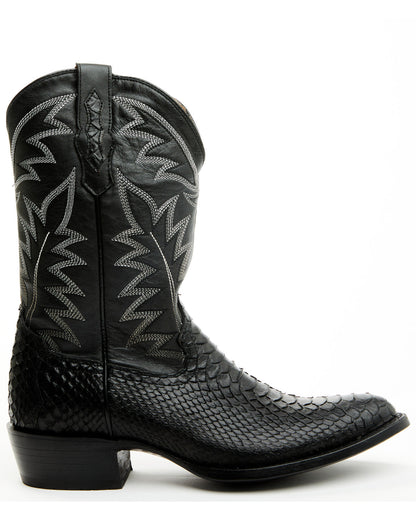 Men's Exotic Python Western Boots - Round Toe | Cody James Boots