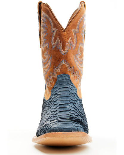 Men's Exotic Python Vulturno Western Boots - Broad Square T | Cody James Boots