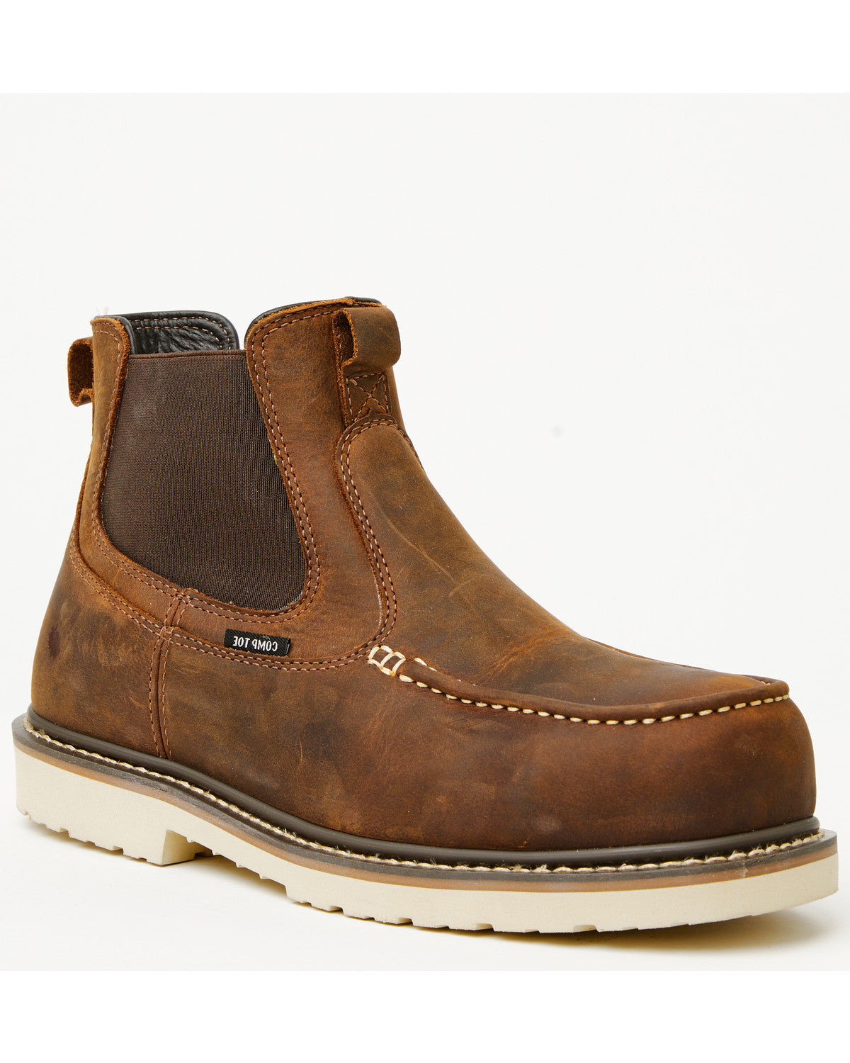 Men's Moc Chelsea Work Boots - Composite Toe | Cody James Boots