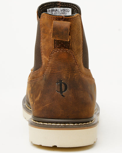 Men's Moc Chelsea Work Boots - Composite Toe | Cody James Boots