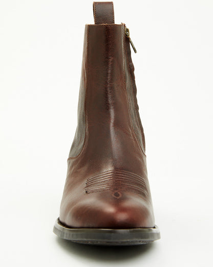 Men's Larsen Western Ankle Boots - Round Toe | Cody James Boots