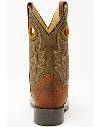 Boys' Buck Western Boots - Broad Square Toe | Cody James Boots