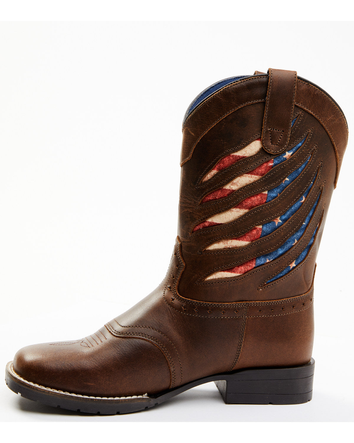 Boys' Ripped Flag Western Boots - Broad Square Toe | Cody James Boots