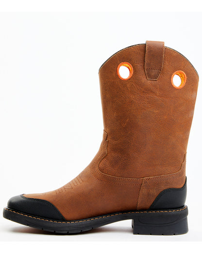 Boys' Skull Work Boots - Broad Square Toe | Cody James Boots|Sale