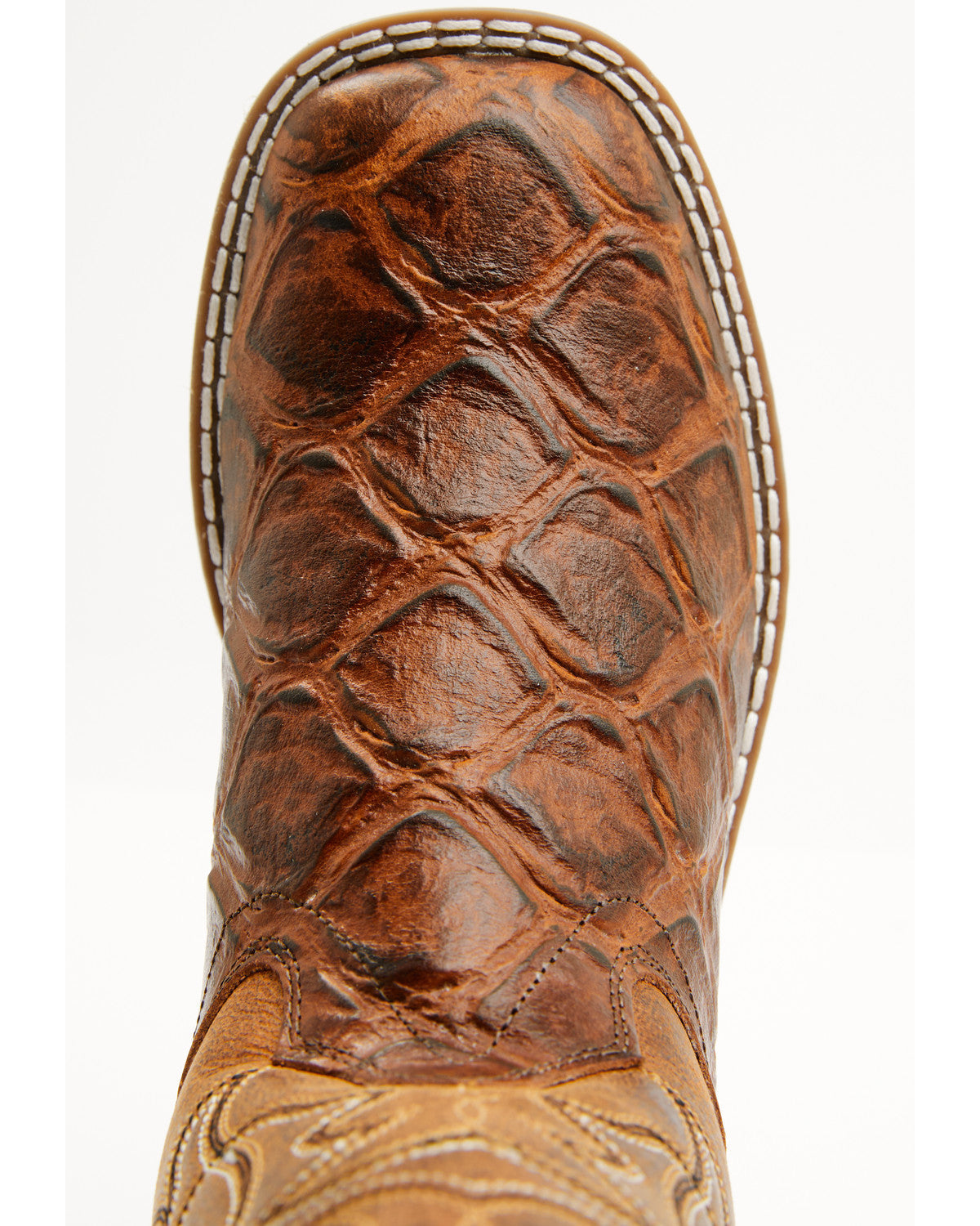 Boys' Duke Pirarucu Print Western Boots - Broad Square Toe | Cody James Boots