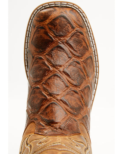 Boys' Duke Pirarucu Print Western Boots - Broad Square Toe | Cody James Boots
